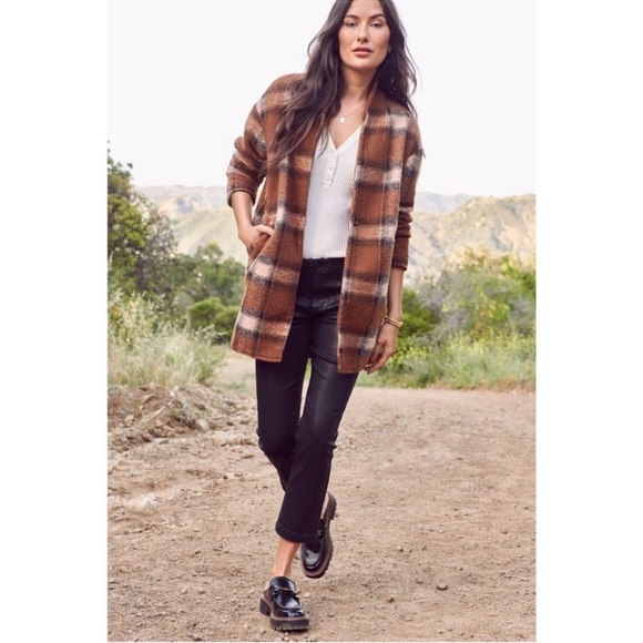 PAIGE Mayslie Straight Ankle Jeans Black Fog Luxe Coating Size 29 - Picture 3 of 13